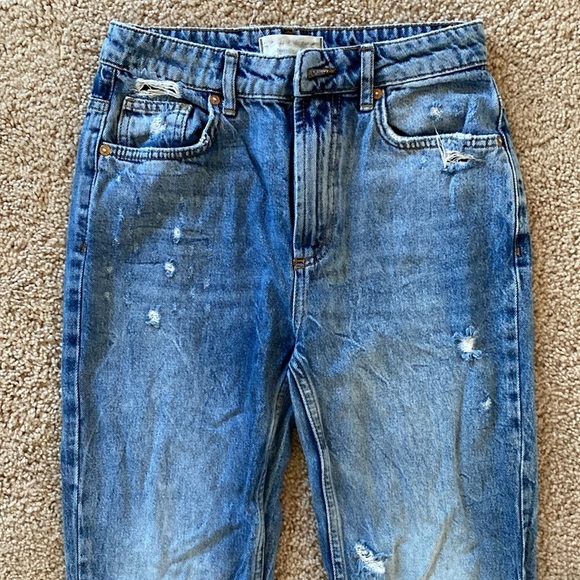 Free People Dakota Straight Leg Jean Indigo Blue - Picture 6 of 8